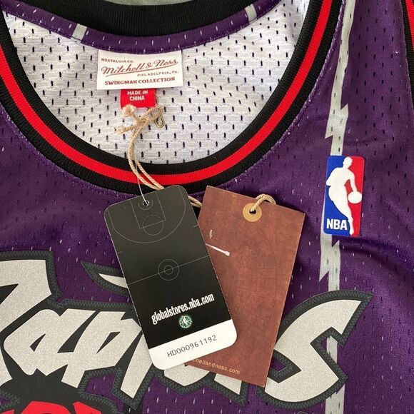 Sz XL NWT #15 Vince Carter Toronto Raptors Hardwood Classics Mitchell & Ness - Picture 8 of 11